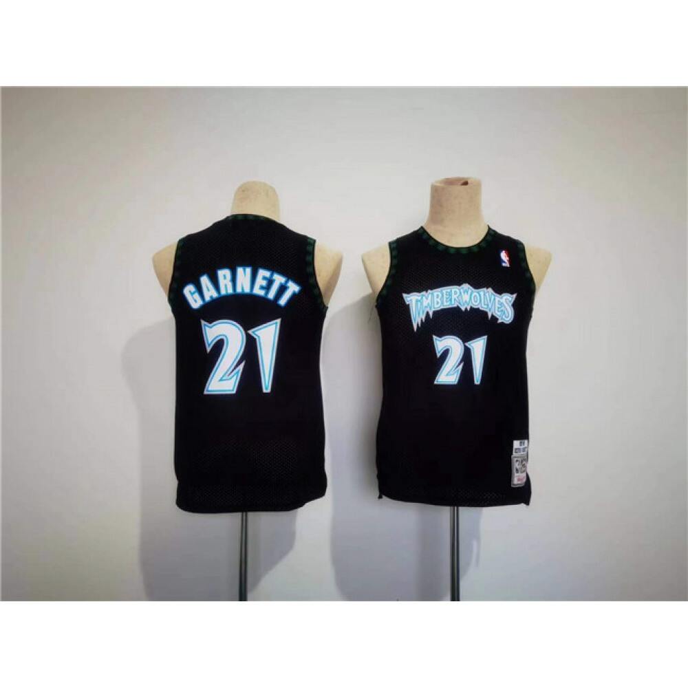 Youth Minnesota Timberwolves #21 Kevin Garnett Stitched Jersey