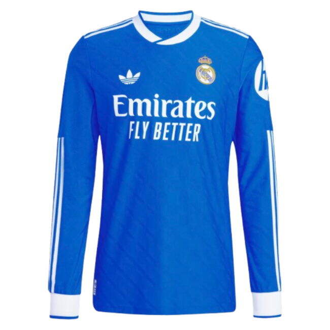 2025-2026 Real Madrid Authentic Long Sleeve Third Shirt (Zidane 5)
