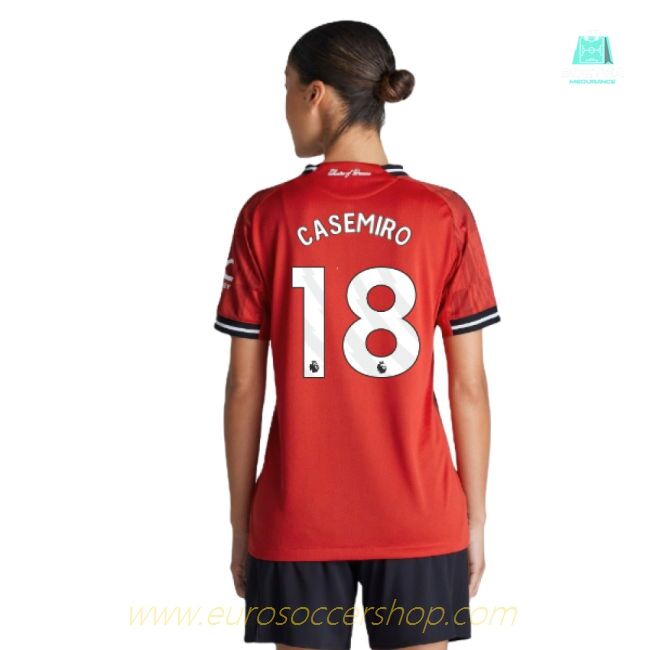 2025-2026 Man Utd Authentic Home Shirt (Womens) (Casemiro 18)