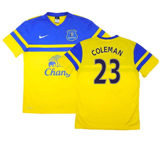 Everton 2013-14 Away Shirt (S) ((Excellent) S) (Coleman 23)