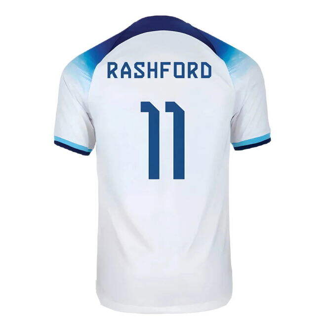 Rashford 11 Authentic 2022-2023 England European Football Home Kit