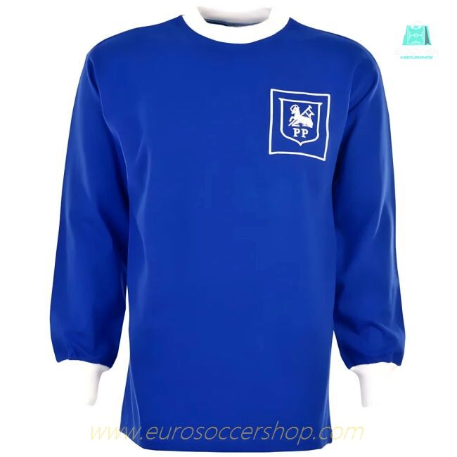 Preston North End 60's Away Royal Retro Football Shirt