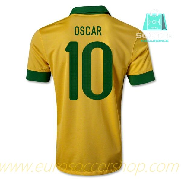 Brazil NT International Home Football Shirt Kids (Oscar 10)