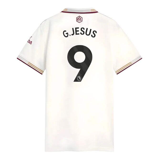 Arsenal Third Football Jersey 2025-20 Season Jesus 9 L M Women S