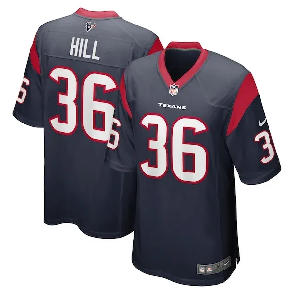 None Brandon Hill Game Jersey - Navy | NFL Player Jersey | NFL Footbal
