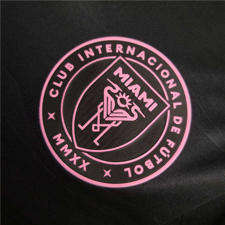 Quick Dry AUTHENTIC INTER MIAMI 2023 AWAY BLACK MATCH SHIRT