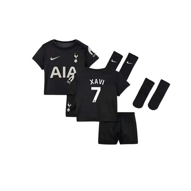 Spurs Tottenham Away Baby Kit Xavi #7 Ultra Comfort True Latest Ed...