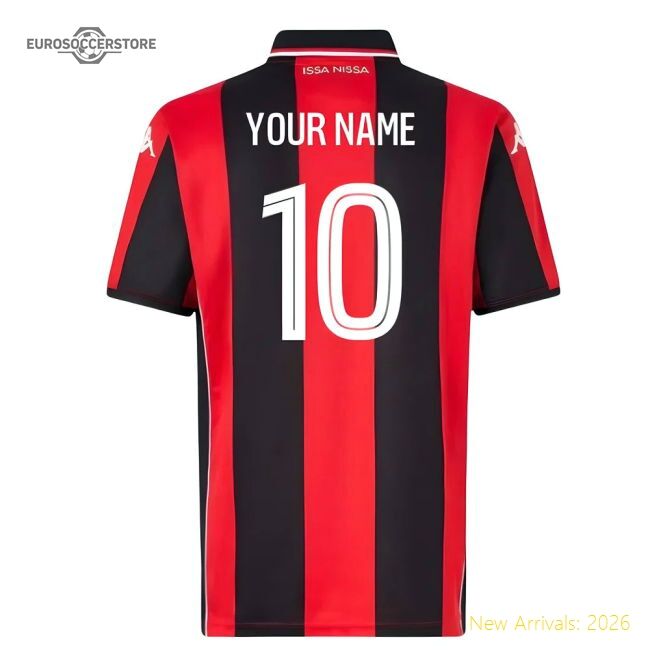 Popular Popular 2025-2026 Ogc Nice Home Shirt (Your Name)