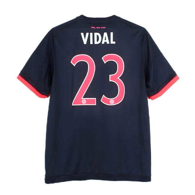 2015-16 Bayern Munich Third Shirt (Vidal #23) (S) (Excellent)