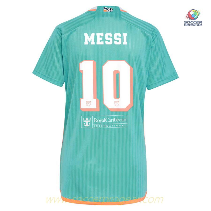 Inter Miami Football Jersey 2024-2025 Season Third Ladies Messi