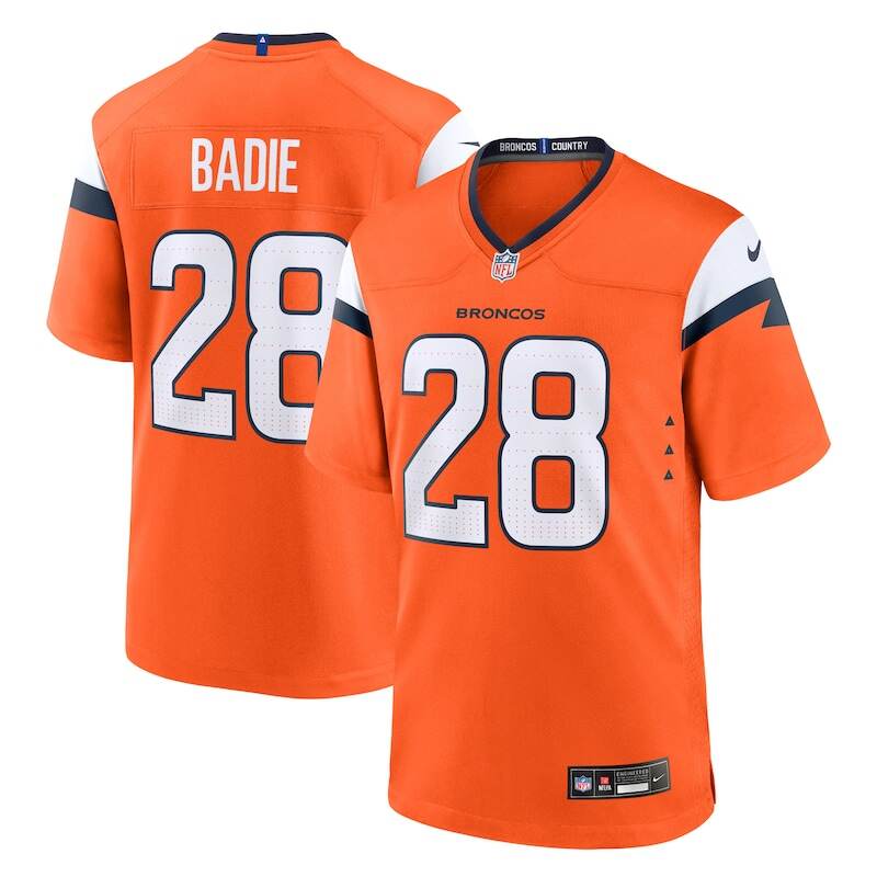 None Tyler Badie Denver Broncos Great Value Fan Apparel Game Day Wear