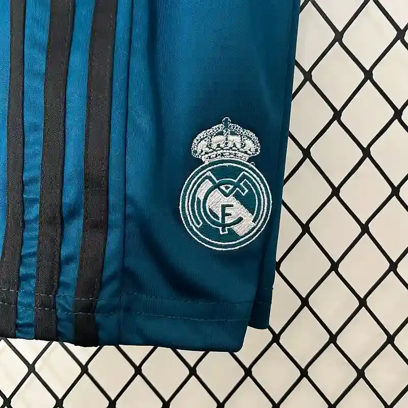 2017-2018 Kids Real Madrid Third retro kit