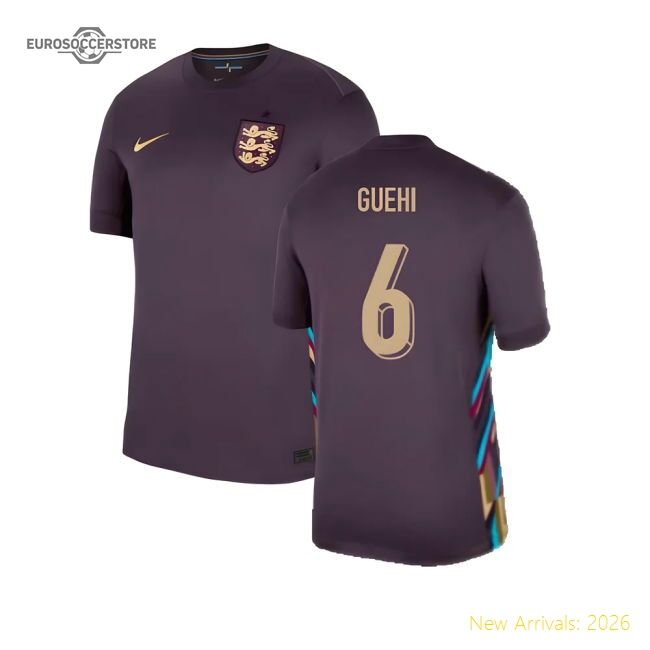 England 2024-2025 Away Jersey - Professional Moisture-wicking
