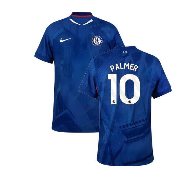 Chelsea Home Soccer Shirt 2025-20 Palmer 10 L M S
