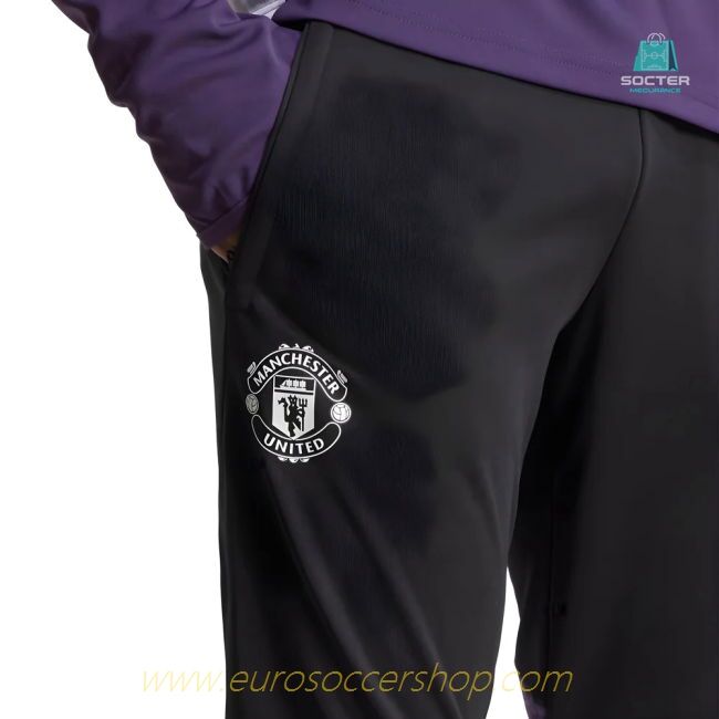 2025-2026 Man Utd Training Pants (Black)