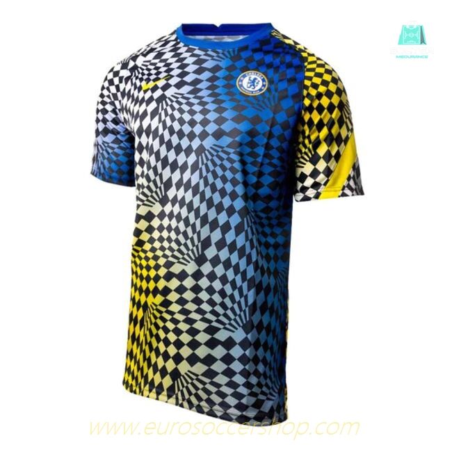 2021-2022 Chelsea Dry Pre-Match Training Shirt (Blue) (HAVERTZ 29)