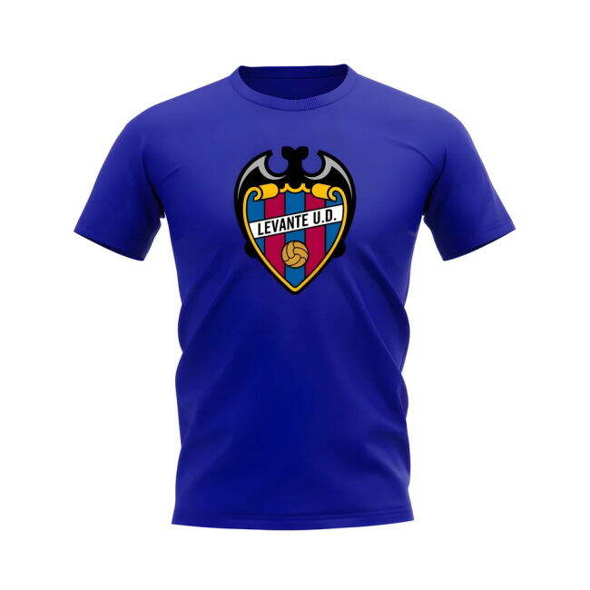 Levante Badge T-Shirt (Royal Blue) - Match Day Ready - Personalized