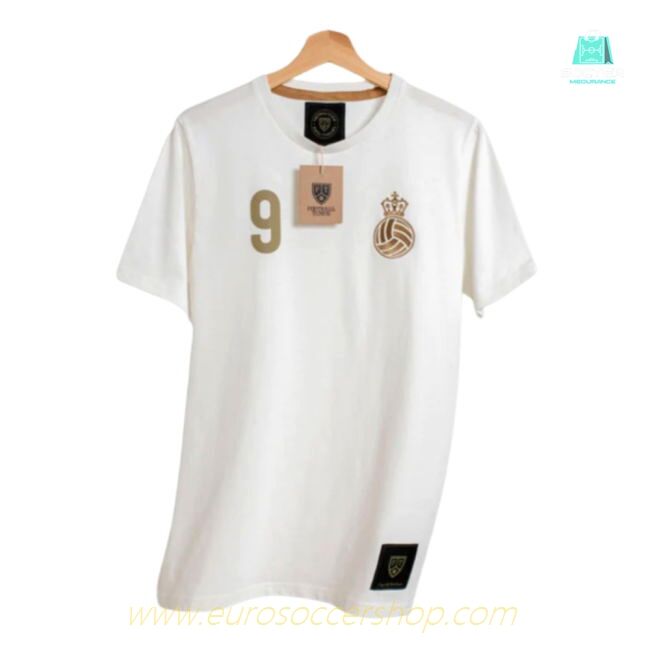 Madrid La Corona 9 Home Retro Football Shirt