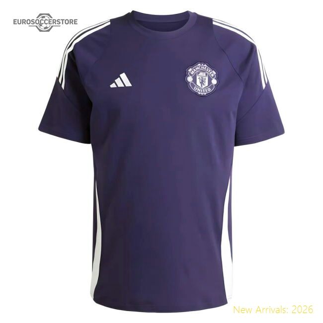 Official 2025-2026 Man Utd Training Tee (aurora Plum) - Premium