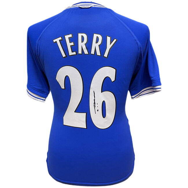 2021-22 Chelsea Home Football Shirt Chelsea FC Name & Number L S