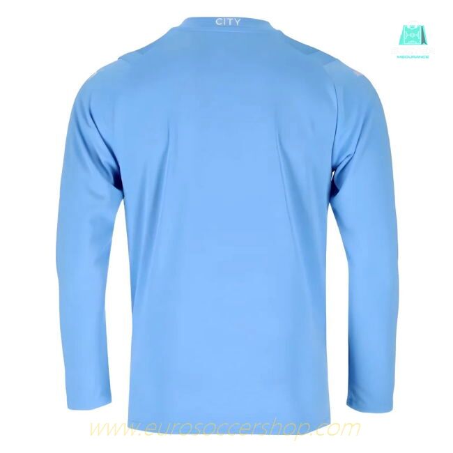 2023-2024 Man City Long Sleeve Home Shirt