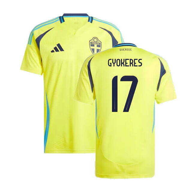 2024-2025 Sweden Home Shirt (GYOKERES 17)