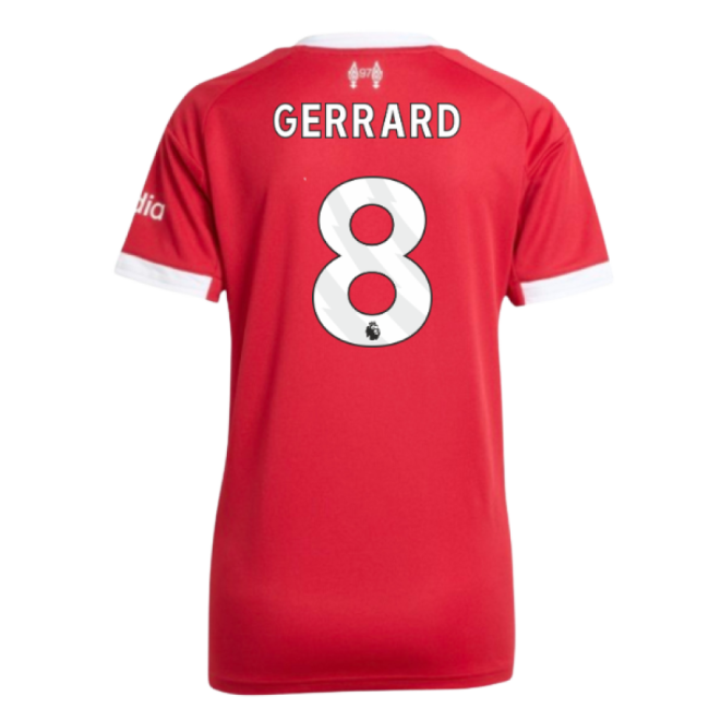 2025-20 Liverpool Home Shirt Gerrard #8 L M Women S