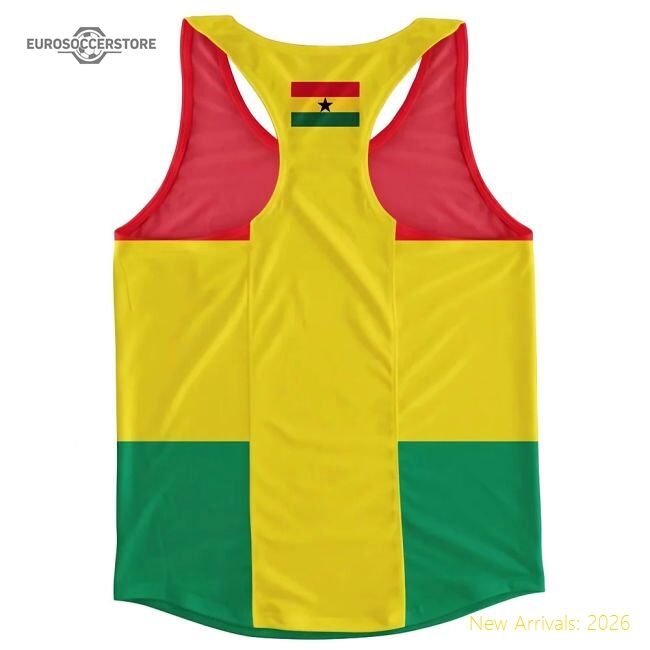 Ghana National Team Flag Running Vest - Premium Collection