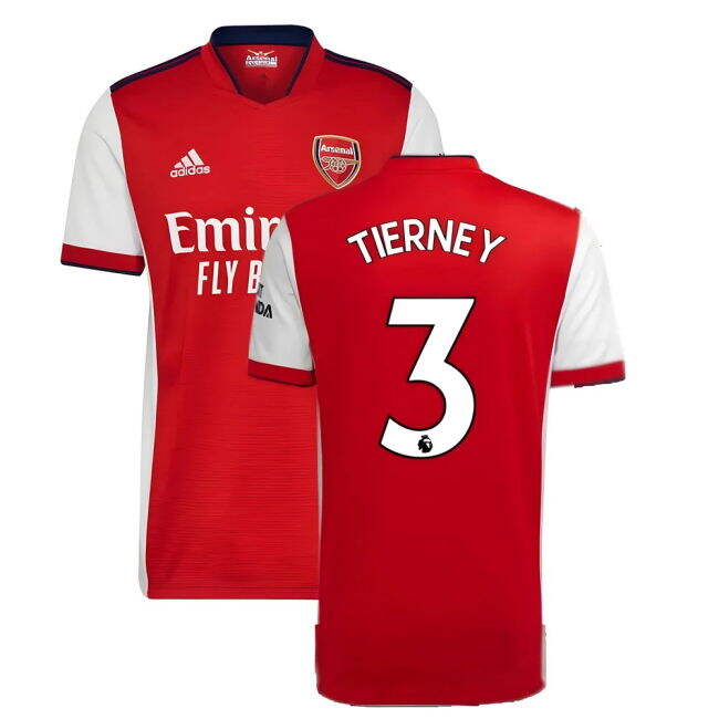 Adult Arsenal 2021-2022 Home Shirt (TIERNEY 3)