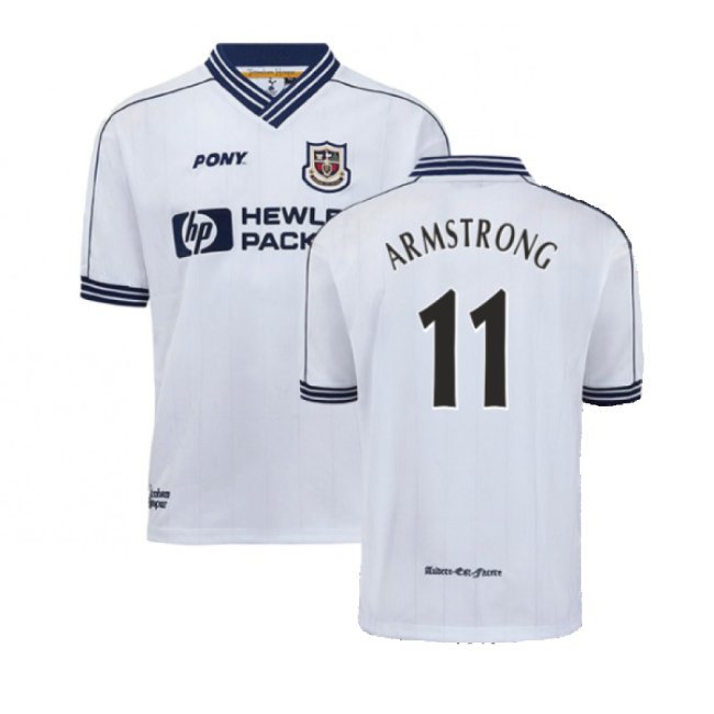 Modern Spurs 1997-1999 Tottenham Home Pony Retro Shirt (Armstrong 1...