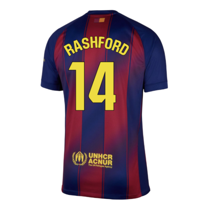Licensed 2025-2026 Barcelona Spanish Home Jersey (2)