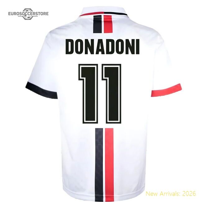 Ac Milan 1996 Away Retro Shirt (donadoni 11) - Competitive Price