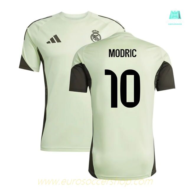 2025-2026 Real Madrid Training Jersey (Almost Lime) (Modric 10)