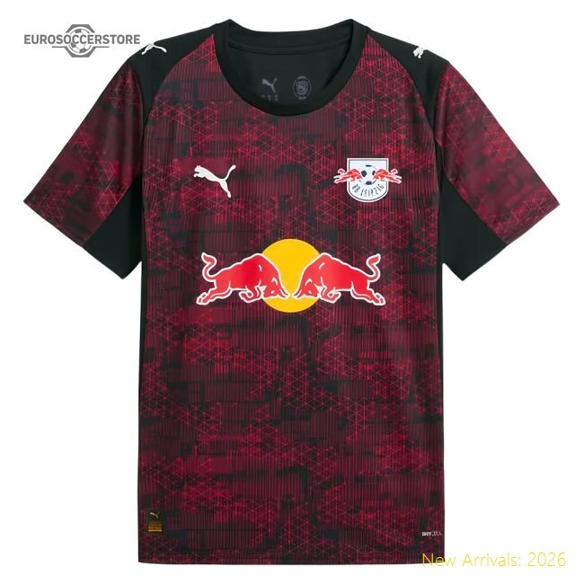 Top-Quality 2025-2026 Red Bull Leipzig Third Shirt (Your Name)