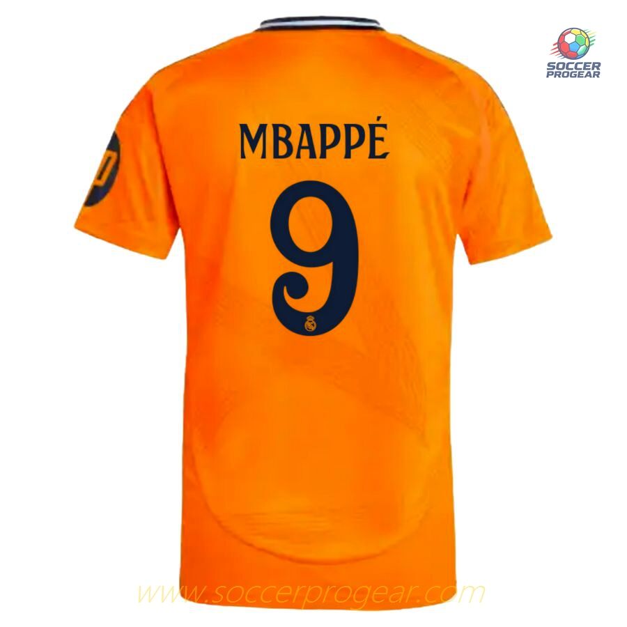 Real Madrid Away Youth Football Kit Soccer Football Shirt 2024-2025 Season Mbappe