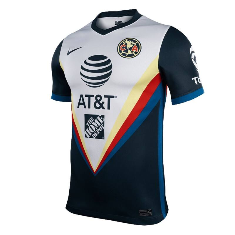 Club America 20-21 Navy Away Soccer Jersey Shirt - Official Replica