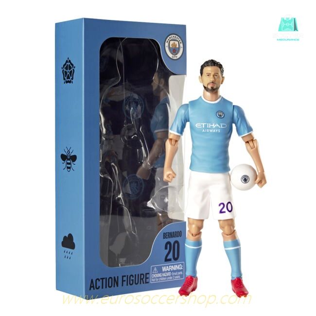 Manchester City FC Bernardo Silva 20cm Action Figure