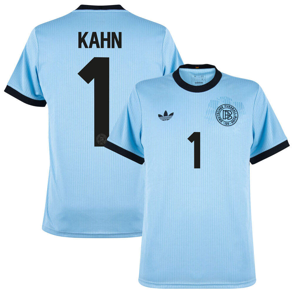 Germany 125th Anniversary Goalkeeper Kahn Football Jersey