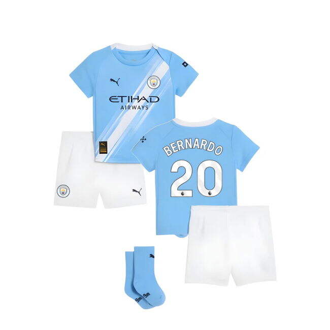 2025-2026 Man City Soccer Jerseys Home Jersey (Baby) #40