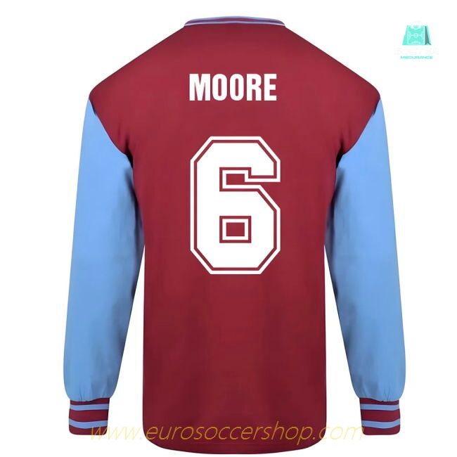 West Ham United 1964 FA Cup Final Retro Shirt (MOORE 6)