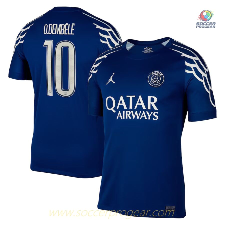 PSG Fan Edition Fourth Football Jersey 2024-2025 Season Dembele
