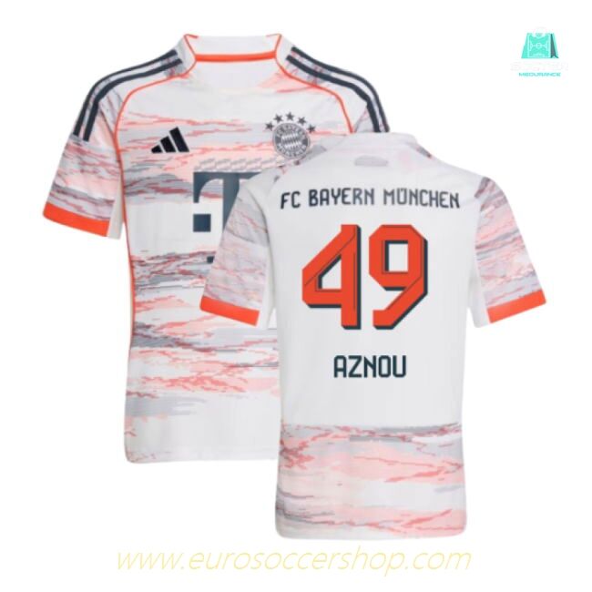 2025-2026 Bayern Munich Away Shirt (Kids) (Aznou 49)
