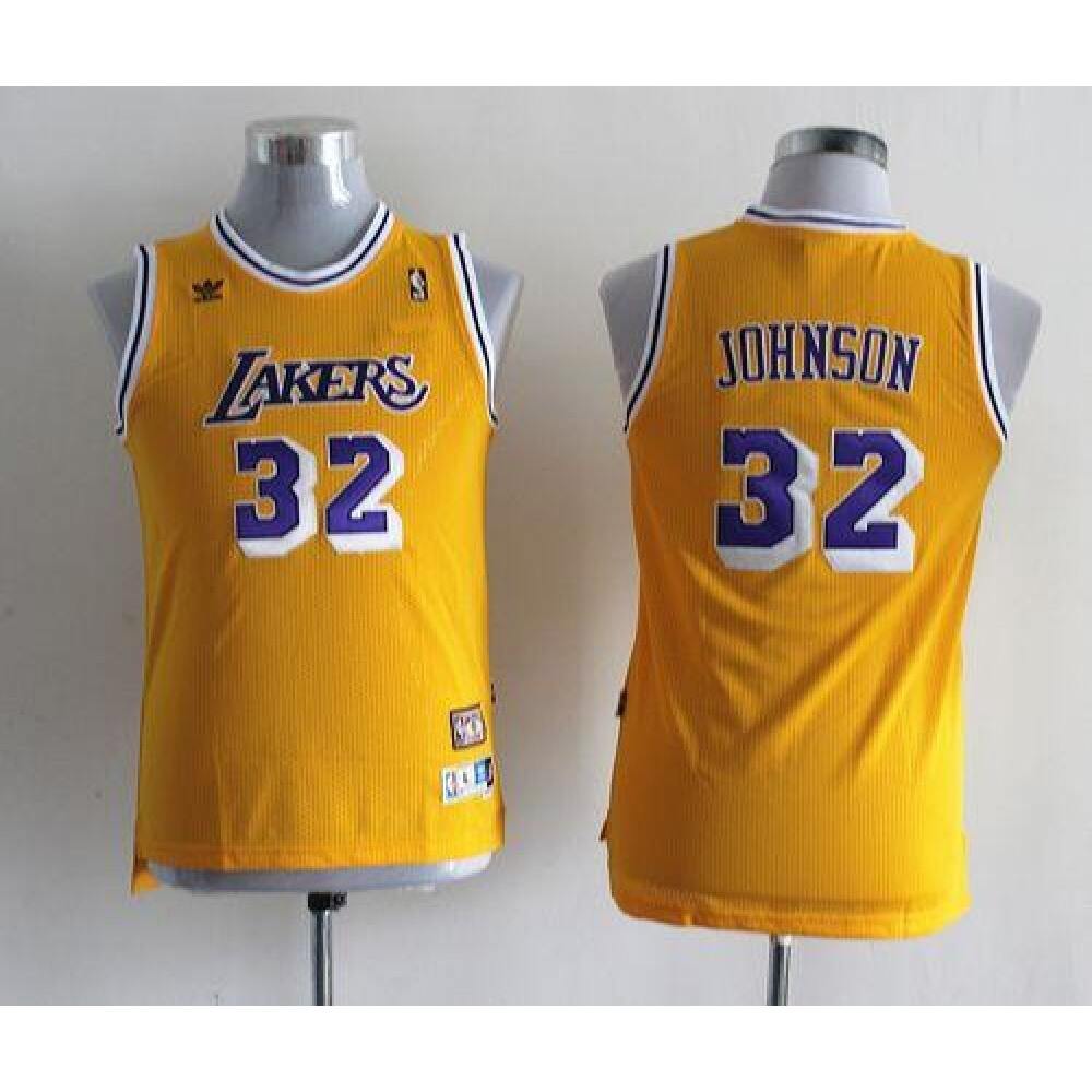Contemporary Men's Lakers #32 Magic Yellow Basketball Jersey