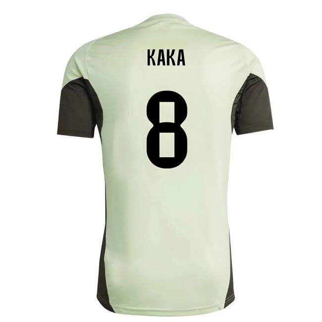2025-2026 Real Madrid Training Jersey (Almost Lime) (Kaka 8) - Stad...