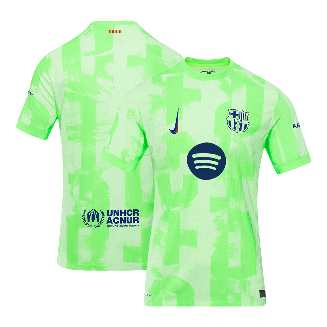 Player Version Barcelona Third Away Soccer Jersey 2024/25- Spotify Log