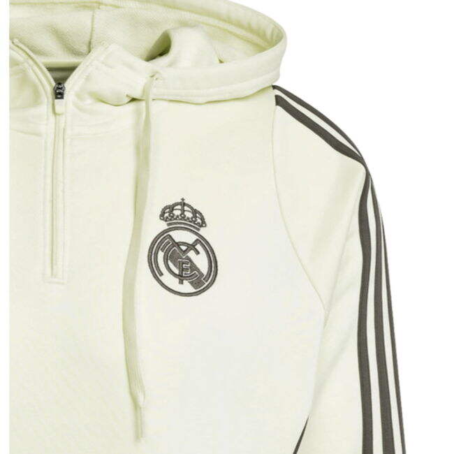 2025-2026 Real Madrid Training Hoody (Almost Lime)