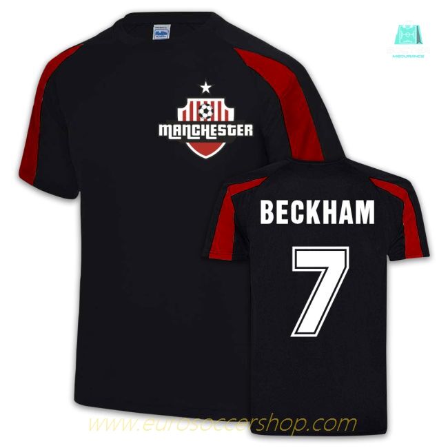 Beckham Manchester United Sport Training Jersey (Black)