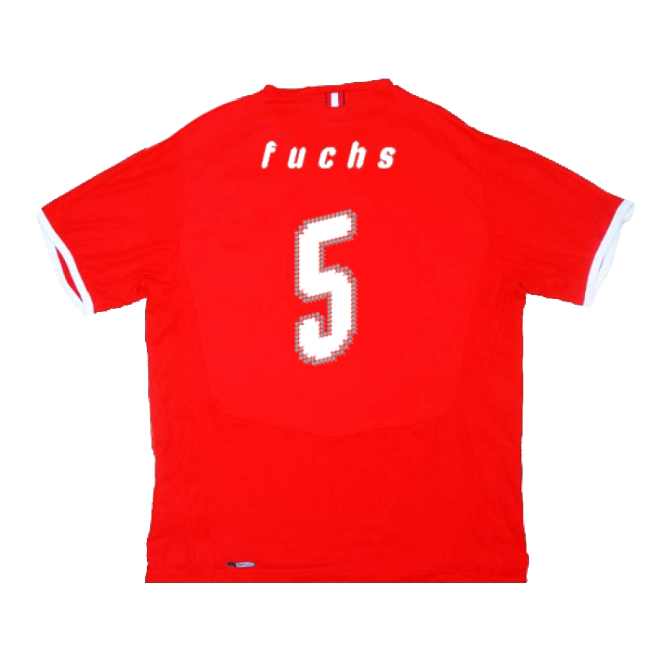 Exquisite Austria 2008-09 Home Shirt ((Good) S) (Fuchs 5) Beautiful