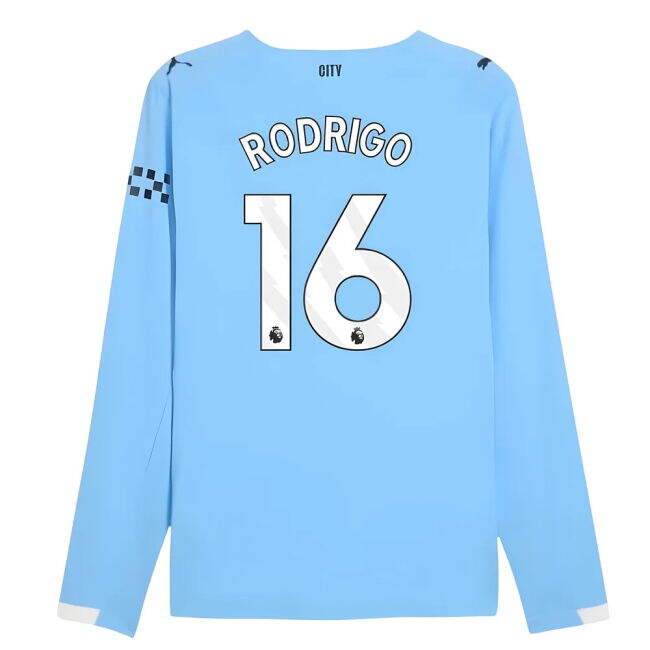 Man City EPL Team Fashionable Home Game Jersey (Rodrigo 16)