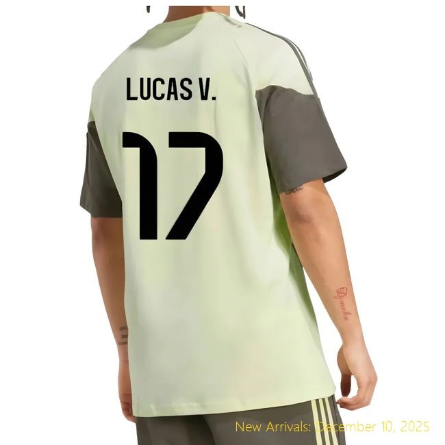 High-Quality 2025-2026 RM Real Madrid Training Tee (Almost Lime) 9